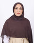 Organik Şal D056 Koyu Kahverengi, 75 × 185 cm şal – görsel 1