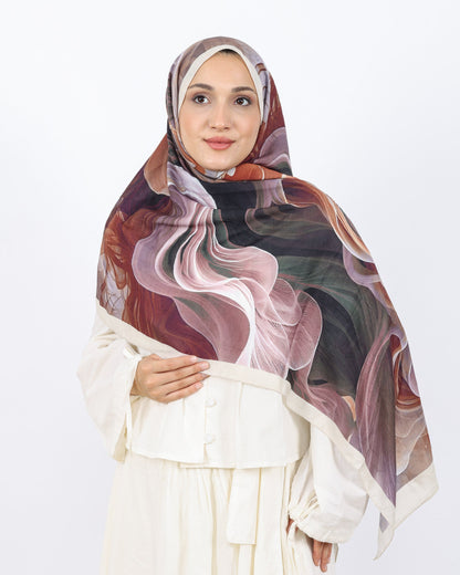 Soft Bambu Kraş Şal D052 Bej, 75 × 185 cm şal – görsel 2