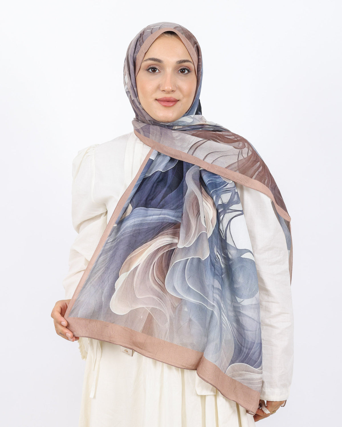 Soft Bambu Kraş Şal D052 Somon, 75 × 185 cm şal – görsel 1