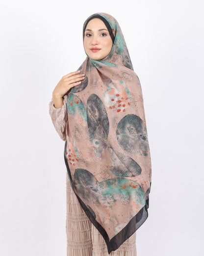 Soft Bambu Kraş Şal D046 Siyah, 75 × 185 cm şal – görsel 2