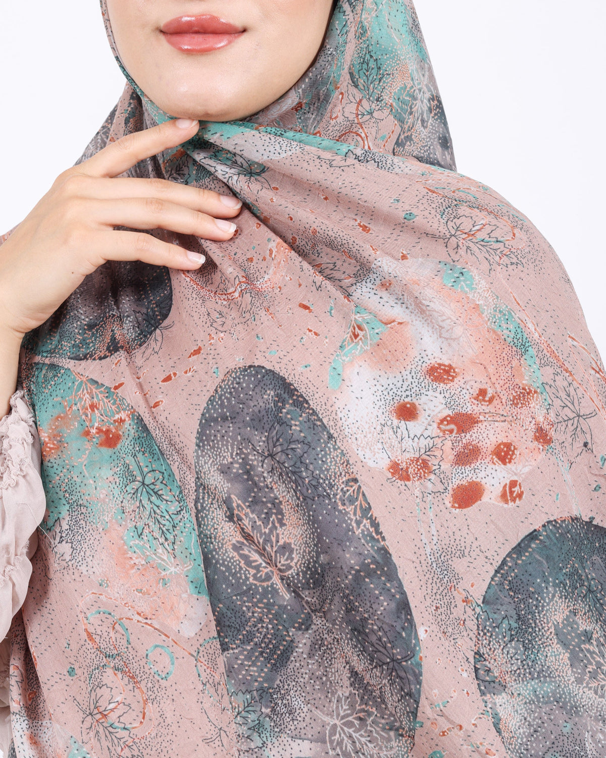 Soft Bambu Kraş Şal D046 Siyah, 75 × 185 cm şal – görsel 4