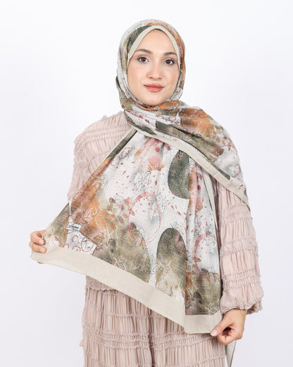 Soft Bambu Kraş Şal D046 Taş Rengi, 75 × 185 cm şal – görsel 2