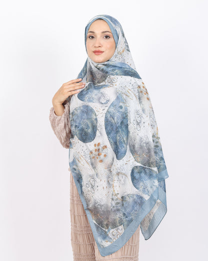 Soft Bambu Kraş Şal D046 Açık Mavi, 75 × 185 cm şal – görsel 3