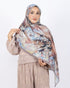 Soft Bambu Kraş Şal D051 Sütlü Kahve, 75 × 185 cm şal – görsel 1