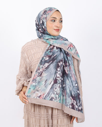 Soft Bambu Kraş Şal D051 Taş Rengi, 75 × 185 cm şal – görsel 1
