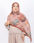 Soft Bambu Kraş Şal D046 Kiremit, 75 × 185 cm şal – görsel 1