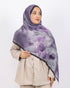 Soft Bambu Kraş Şal D043 Siyah-Mor, 75 × 185 cm şal – görsel 1