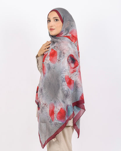 Soft Bambu Kraş Şal D043 Bordo, 75 × 185 cm şal – görsel 3