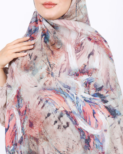 Soft Bambu Kraş Şal D049 Yeşil, 75 × 185 cm şal – görsel 4