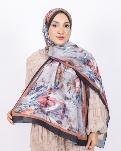 Soft Bambu Kraş Şal D049 Siyah, 75 × 185 cm şal – görsel 2