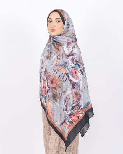 Soft Bambu Kraş Şal D049 Siyah, 75 × 185 cm şal – görsel 3