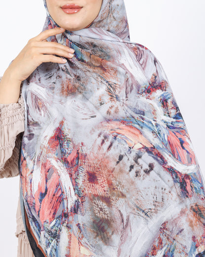 Soft Bambu Kraş Şal D049 Siyah, 75 × 185 cm şal – görsel 4